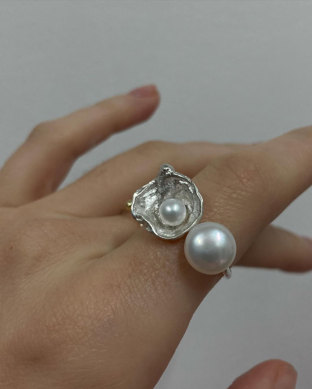 Astra Ring — Pearl Embrace