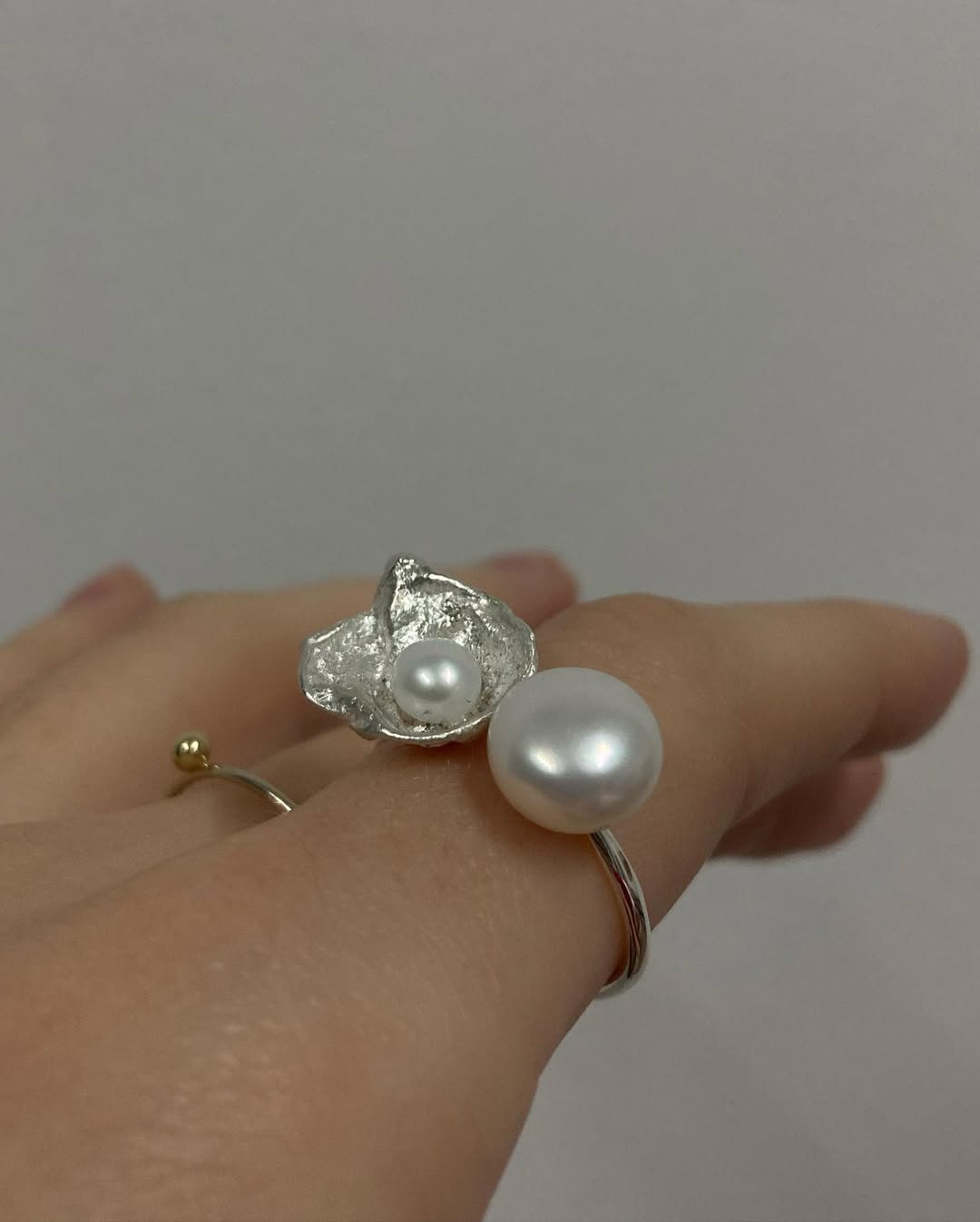 Astra Ring — Pearl Embrace