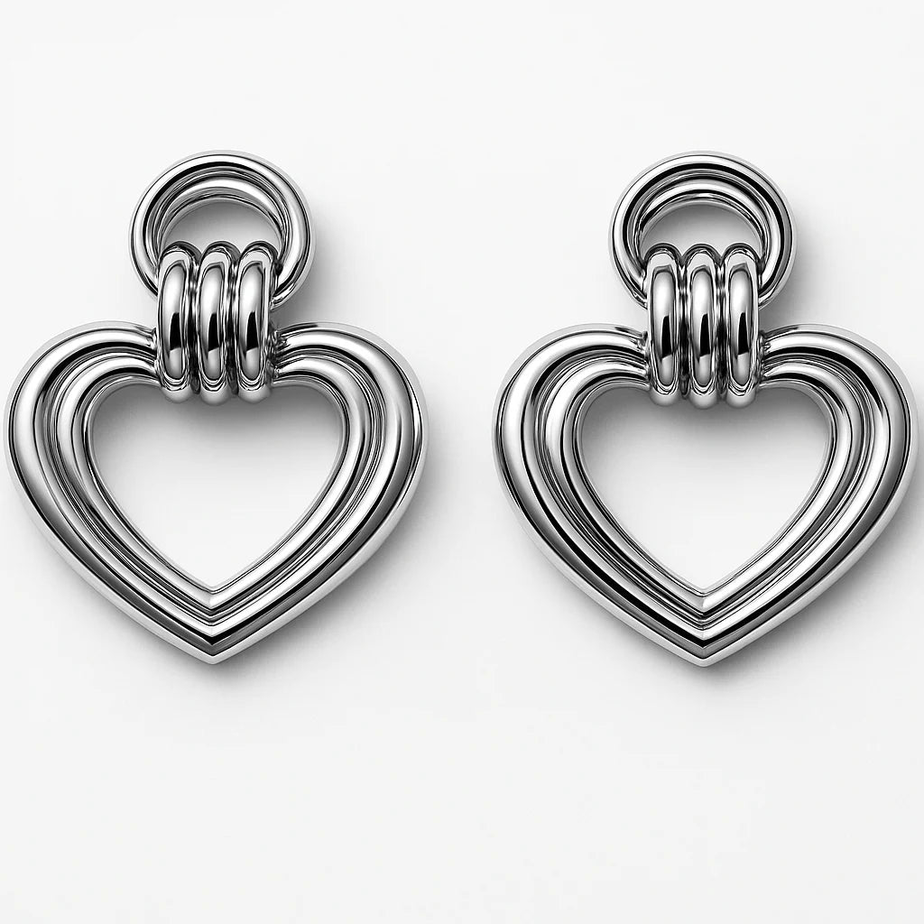 Aurora Heart Earrings