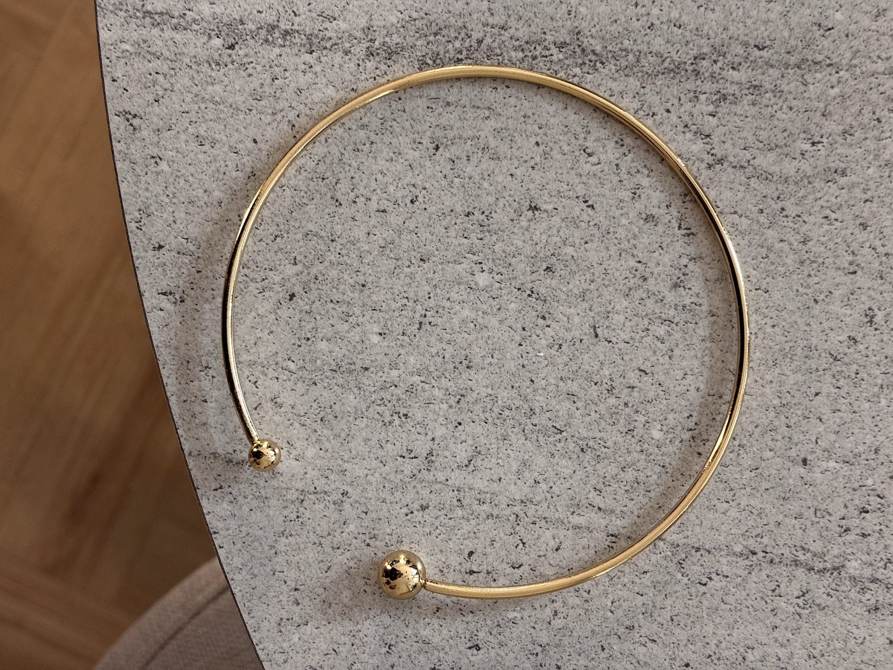 Olya Necklace — Minimalist Gold Collar