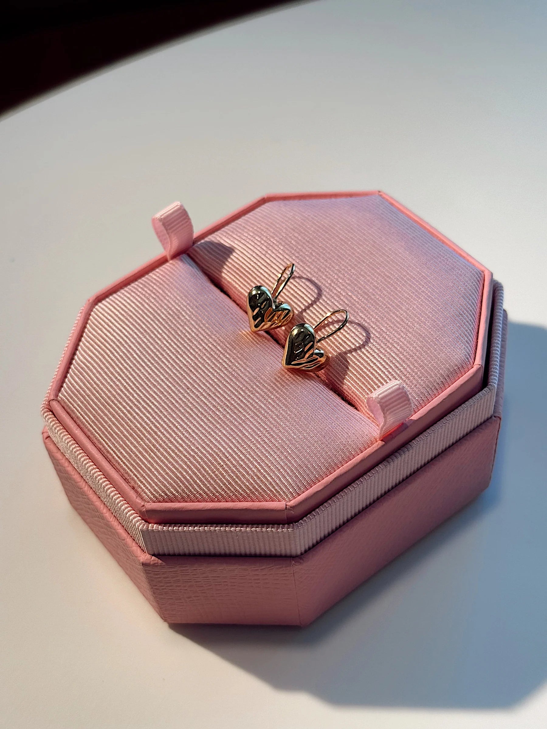 Orbia Earrings — Polished Heart Drops