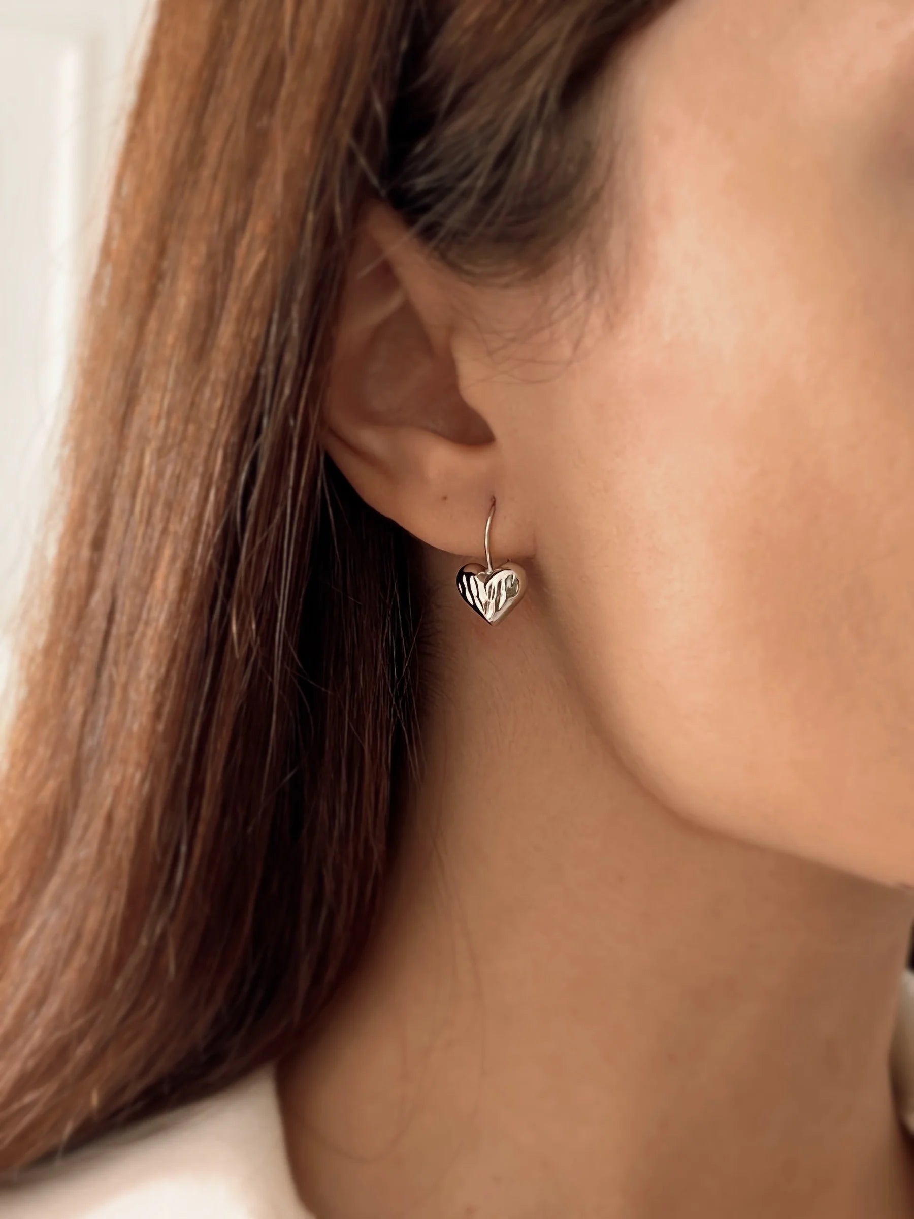 Orbia Earrings — Polished Heart Drops