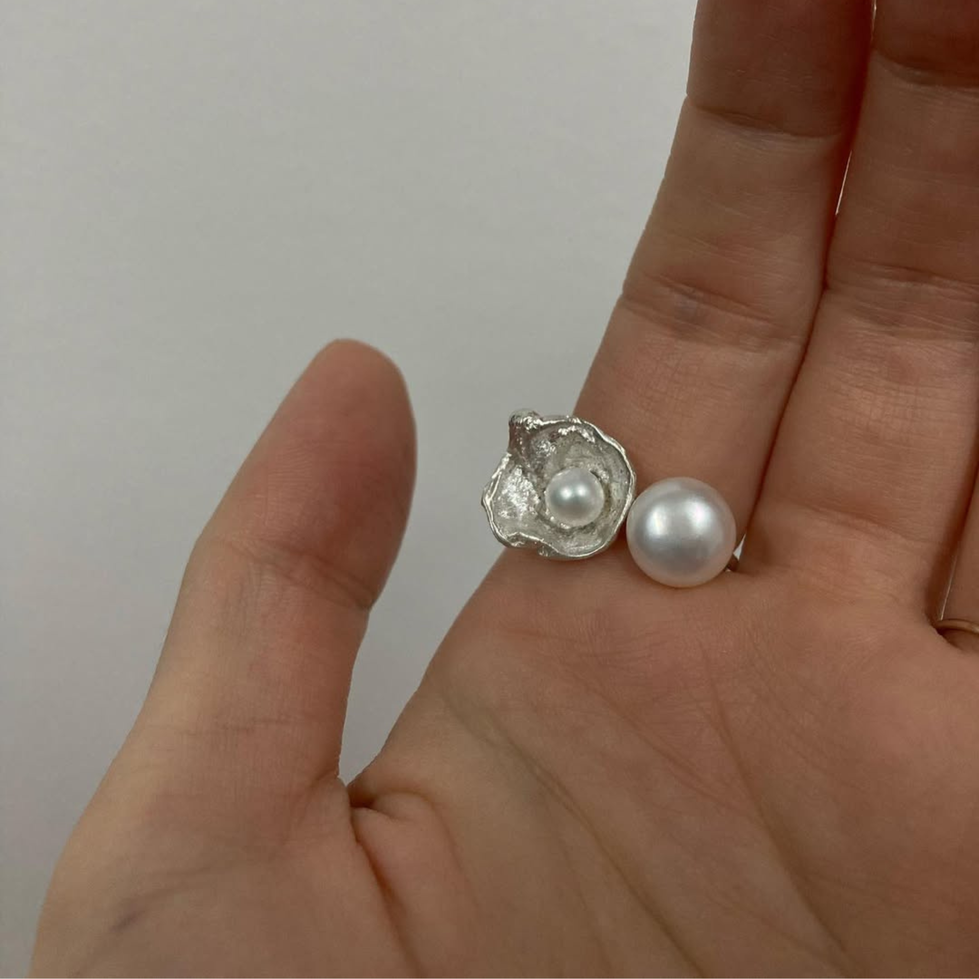 Astra Ring — Pearl Embrace