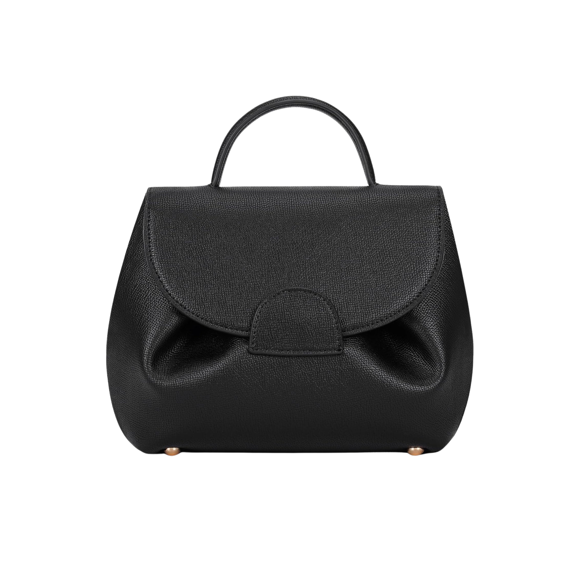 Margaux Handbag – Black Pebble