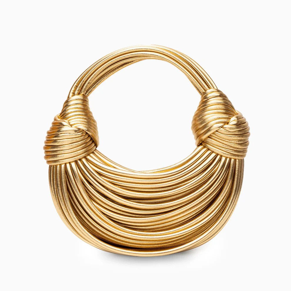 Linda Handbag – Gold Statement