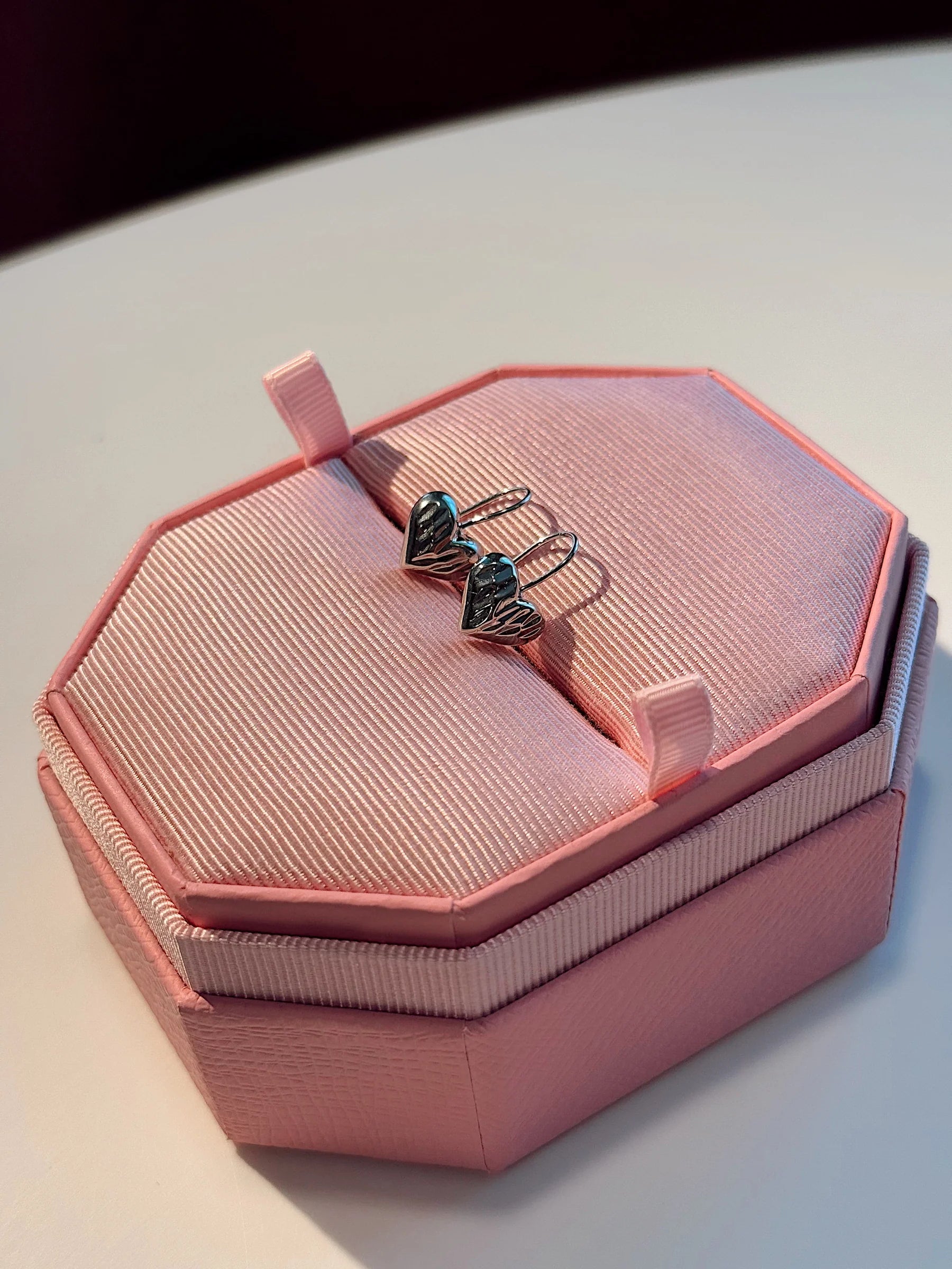Orbia Earrings — Polished Heart Drops