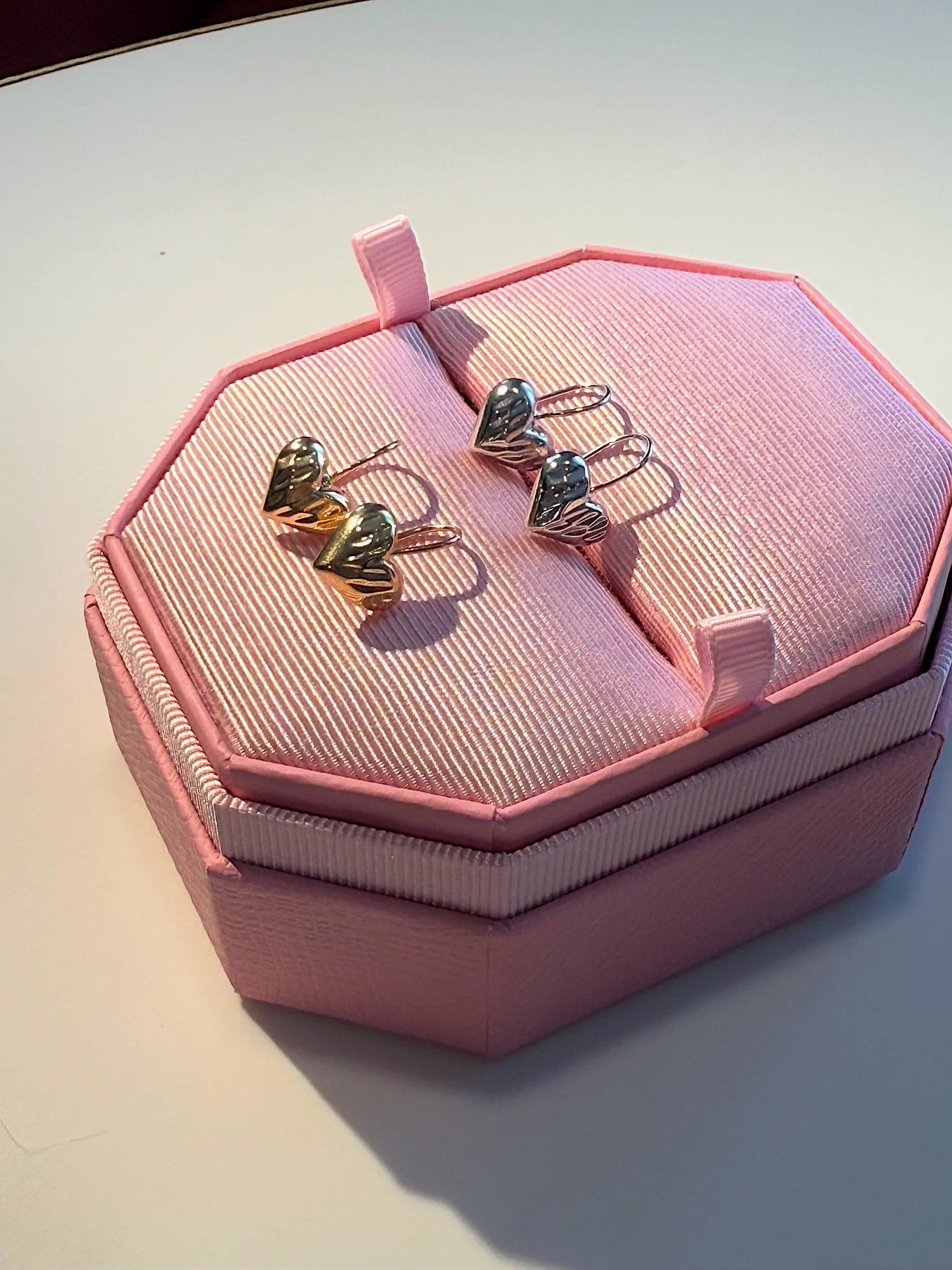 Orbia Earrings — Polished Heart Drops