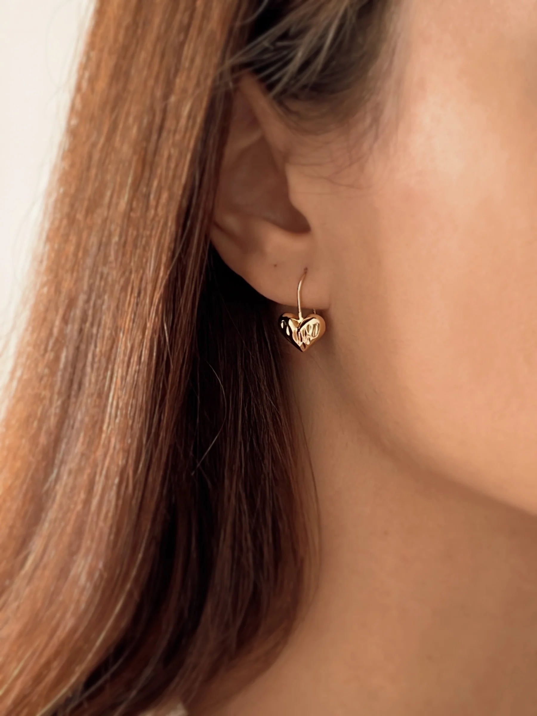 Orbia Earrings — Polished Heart Drops