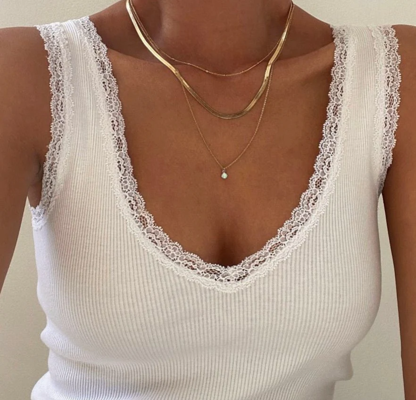 Riviera Set — 3 Luxe Chains + Opal Accent